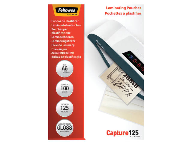 Lamineerhoes Fellowes A6 2x125micron