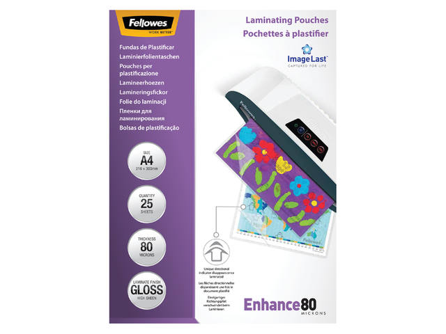 Lamineerhoes Fellowes A4 2x80micron