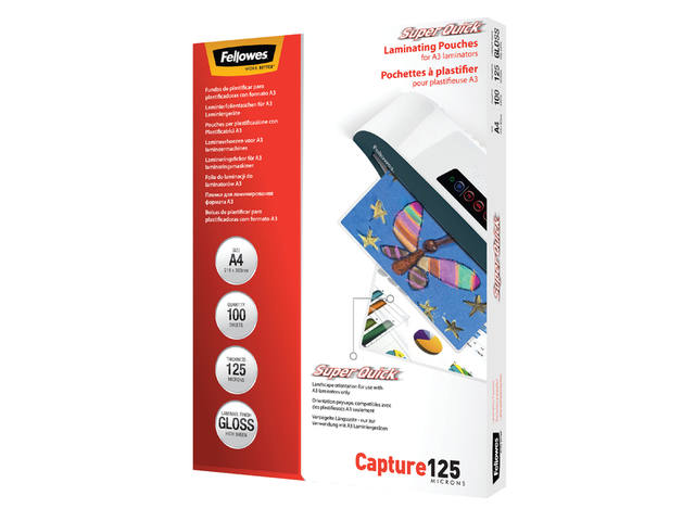 Lamineerhoes Fellowes Superquick A4 2x125micron