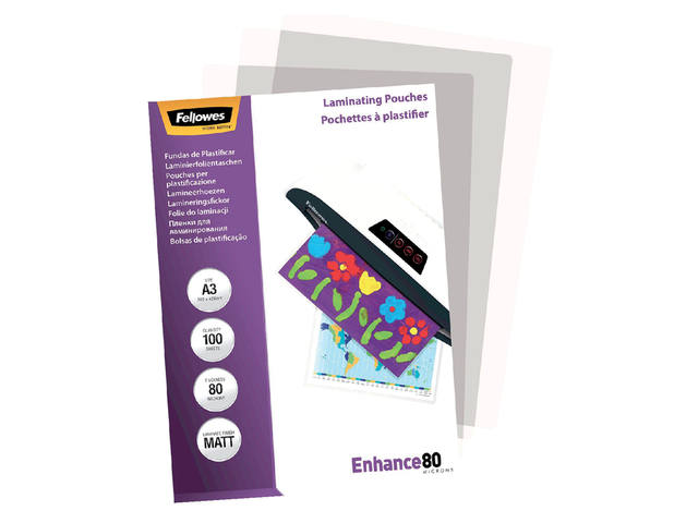 Lamineerhoes Fellowes A3 2x80micron mat