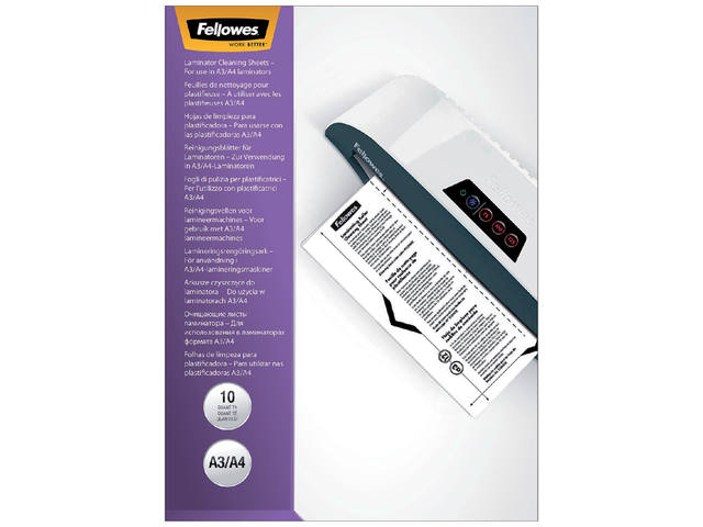 Lamineer schoonmaakvel Fellowes A4+A3