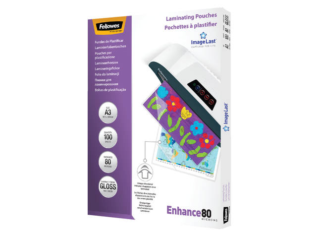 Lamineerhoes Fellowes A3 2x80micron glans