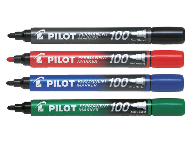 Viltstift PILOT SCA-100 rond F rood