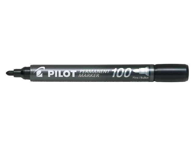 Viltstift PILOT SCA-100 rond F zwart