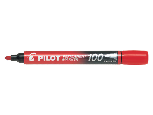 Viltstift PILOT SCA-100 rond F rood