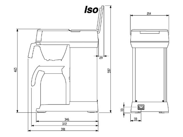 Koffiezetapparaat Bravilor Iso incl thermoskan