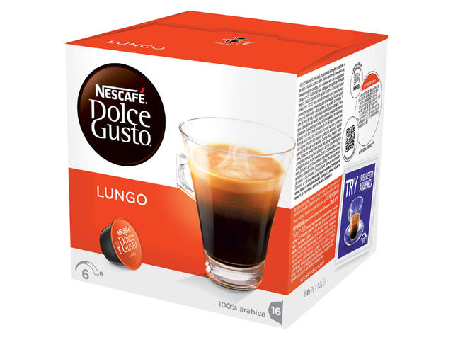Koffiecups Dolce Gusto lungo 16st