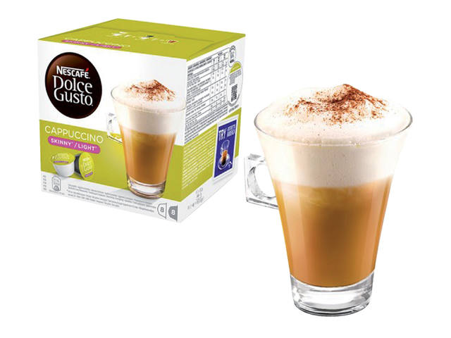Koffiecups Dolce Gusto cappuccino light 16st 8kop