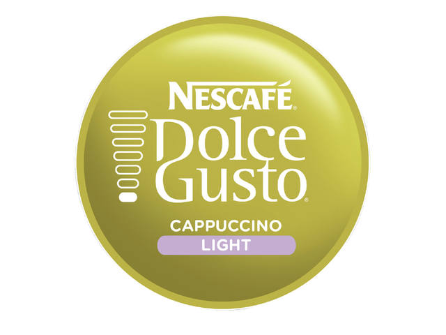 Koffiecups Dolce Gusto cappuccino light 16st 8kop