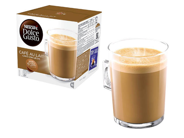 Koffiecups Dolce Gusto cafe au lait 16st