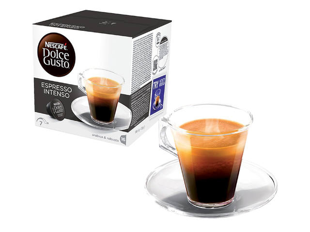 Koffiecups Dolce Gusto espresso intenso 16st
