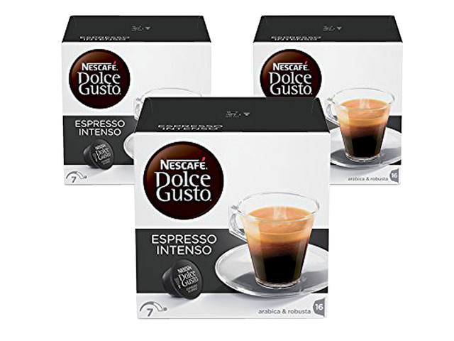 Koffiecups Dolce Gusto espresso intenso 16st