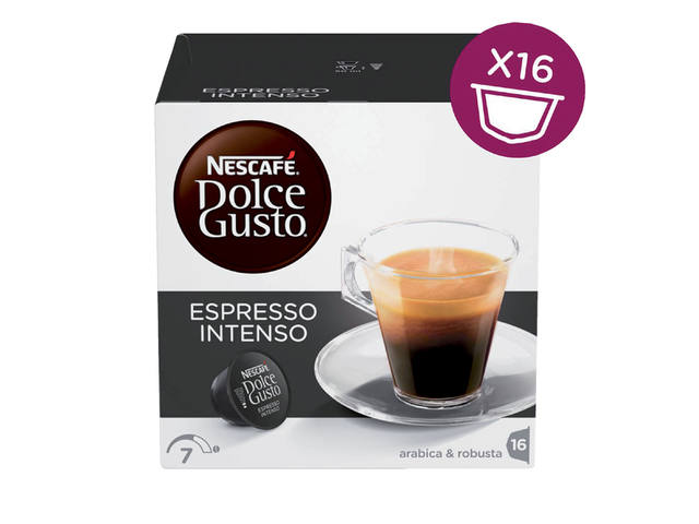 Koffiecups Dolce Gusto espresso intenso 16st