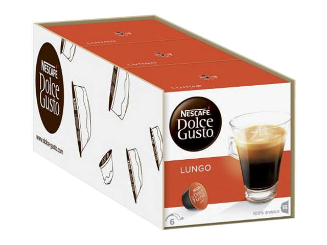 Koffiecups Dolce Gusto lungo 16st