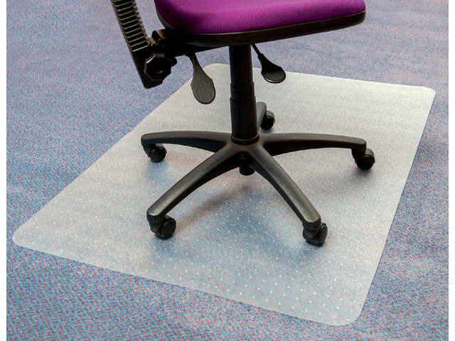 Stoelmat Floortex PVC 120x90cm zachte vloeren
