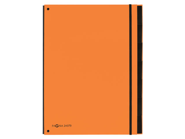 Sorteermap Pagna trend 7tab A4 oranje
