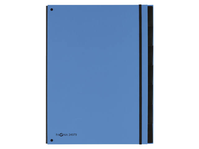 Sorteermap Pagna trend 7tab A4 lichtblauw
