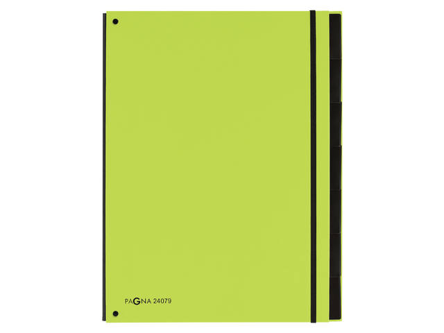 Sorteermap Pagna trend 7tab A4 appelgroen