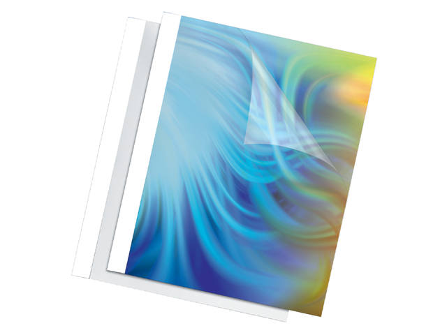 Thermische omslag Fellowes A4 1.5mm wit 100 stuks