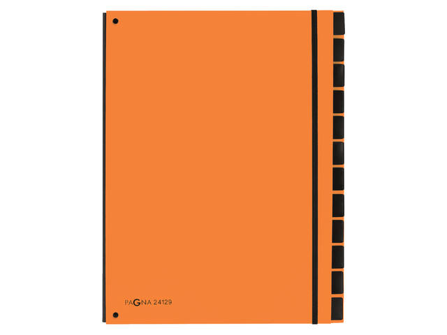 Sorteermap Pagna trend 12tab A4 oranje