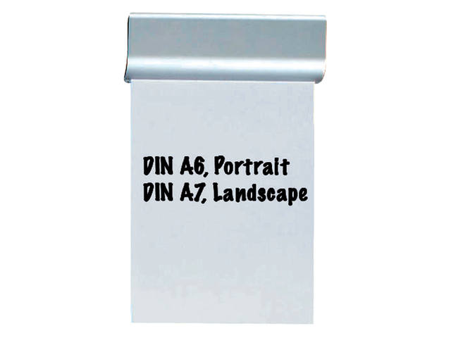 Klemlijst MAUL 113x40mm aluminium zelfklevend