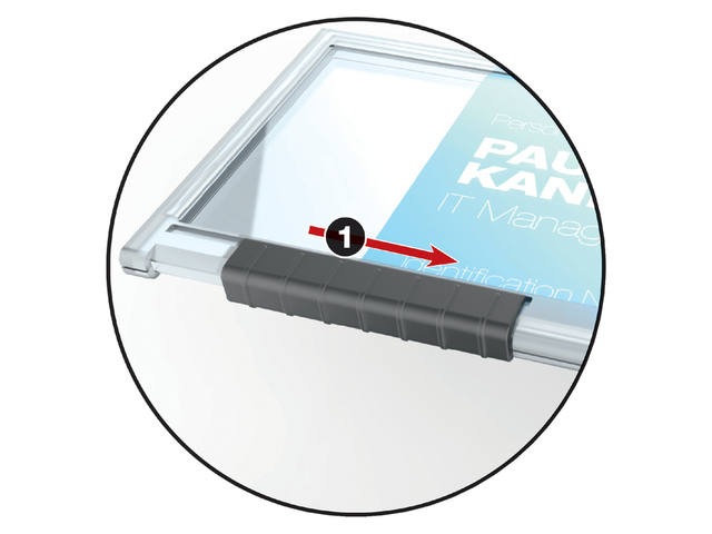 Badge Durable 8922 Pushbox mono 10 stuks