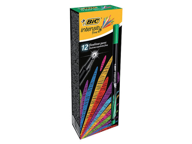 Fineliner Bic Intensity F groen