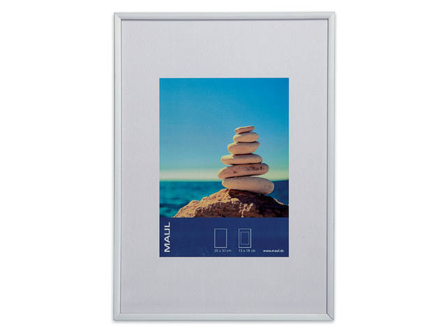 Fotolijst MAUL 21x30cm aluminium frame zilver