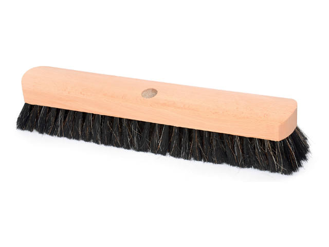 Zaalbezem Cleaninq hout 40cm zwart haar