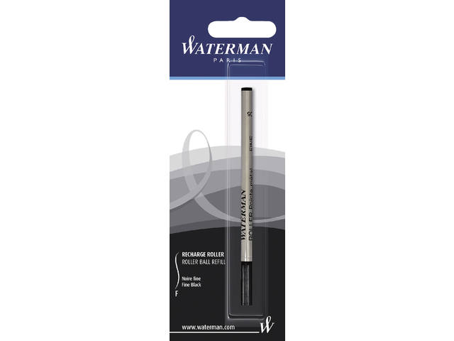 Rollerpenvulling Waterman F zwart