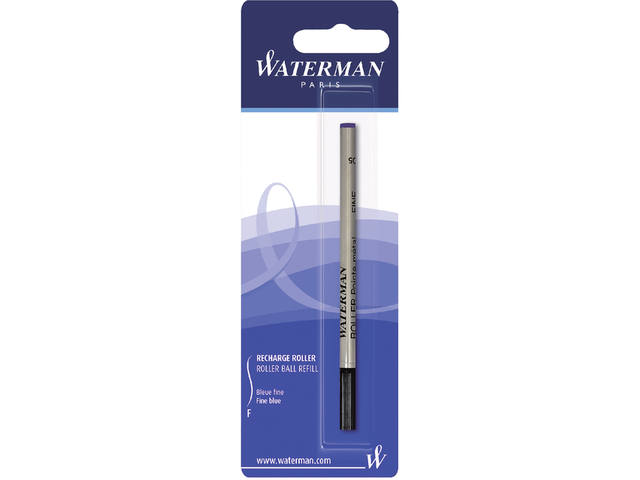 Rollerpenvulling Waterman F blauw