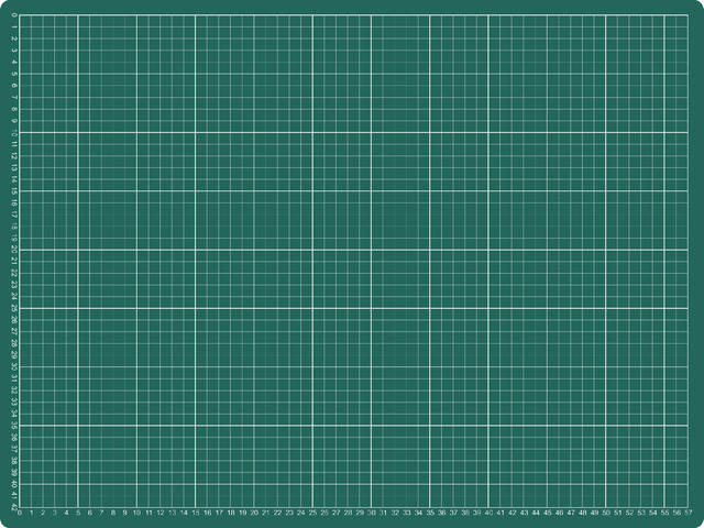 Snijmat A2 600X450mm groen
