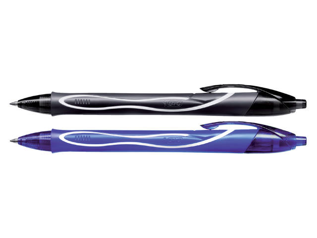 Gelschrijver Bic Gelocity quick dry M blauw