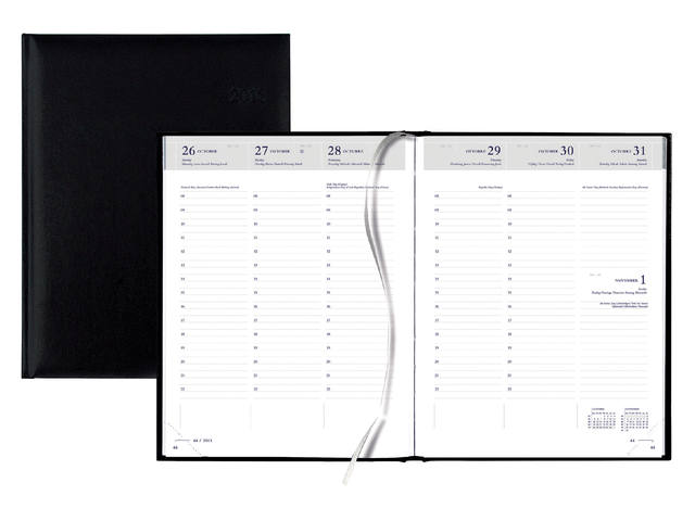 Weekagenda 2027 Qua 7dag/2pag 172x240mm  zw