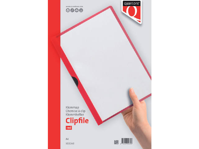 Klemmap Quantore 3mm rood