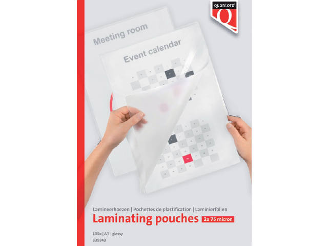 Lamineerhoes Quantore A3 303x426mm 2x75micron