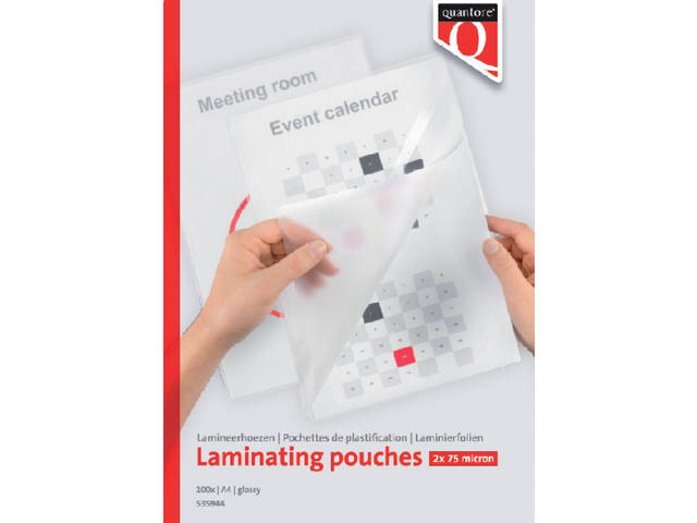Lamineerhoes Quantore A4 216x303mm 2x75micron