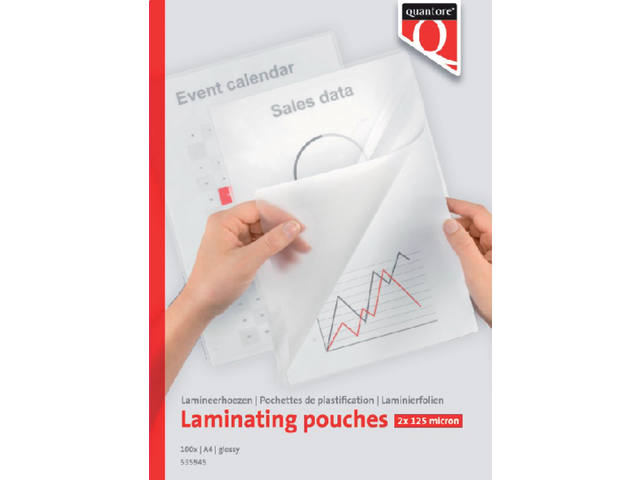Lamineerhoes Quantore A4 216x303mm 2x125micron