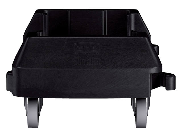 Onderstel Rubbermaid Slim Jim zwart