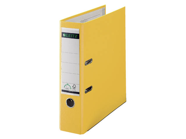 Ordner Leitz 1010 180  80mm PP A4 geel