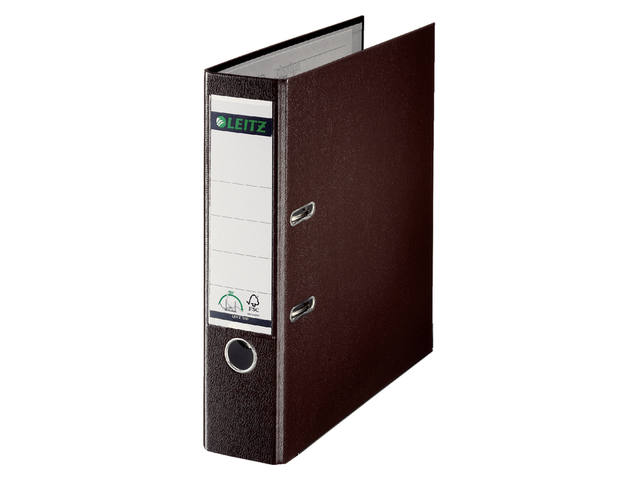 Ordner Leitz 1010 180  80mm PP A4 bruin