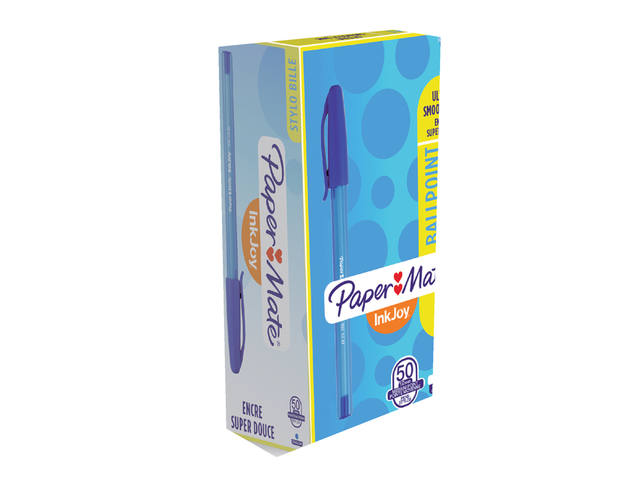 Balpen Papermate Inkjoy 100 M blauw