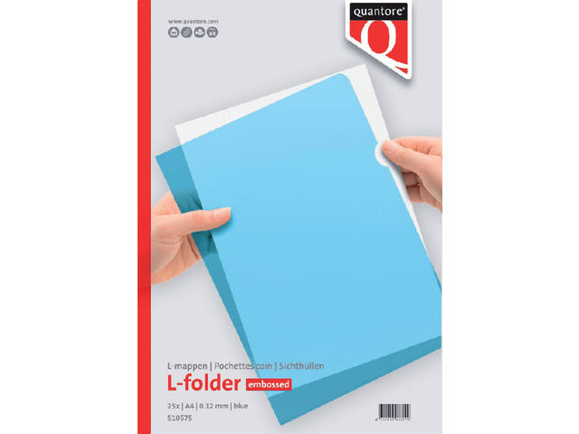 L-map Quantore A4 pp 0.12 blauw