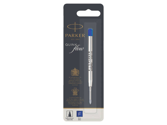 Balpenvulling Parker Quinkflow F blauw