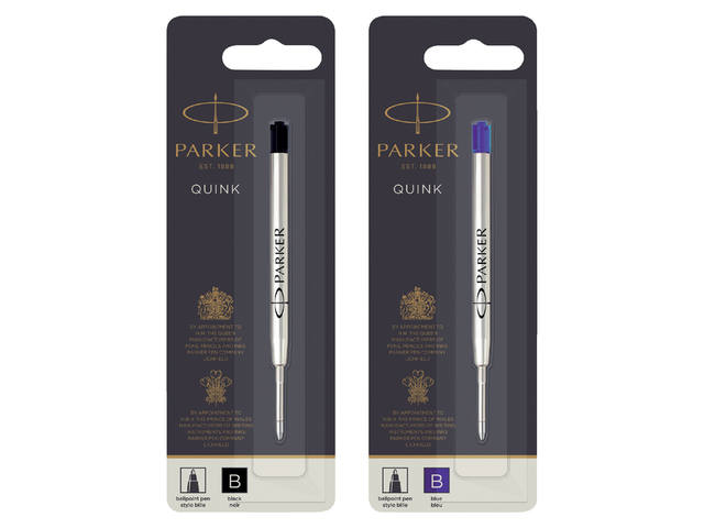 Balpenvulling Parker Quink breed blauw