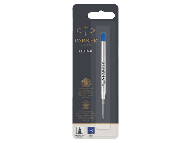 Balpenvulling Parker Quink breed blauw