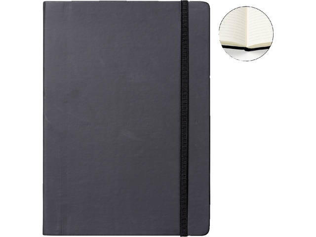 Notitieboek Quantore A4 lijn192 blz 80gr zwart