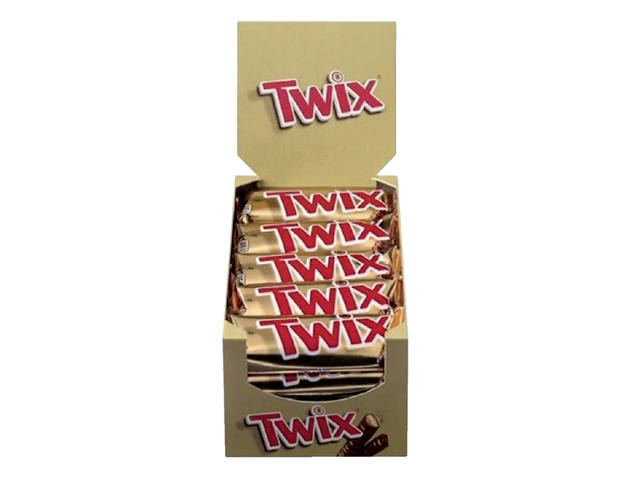 Snoep Twix reep 25x50 gram