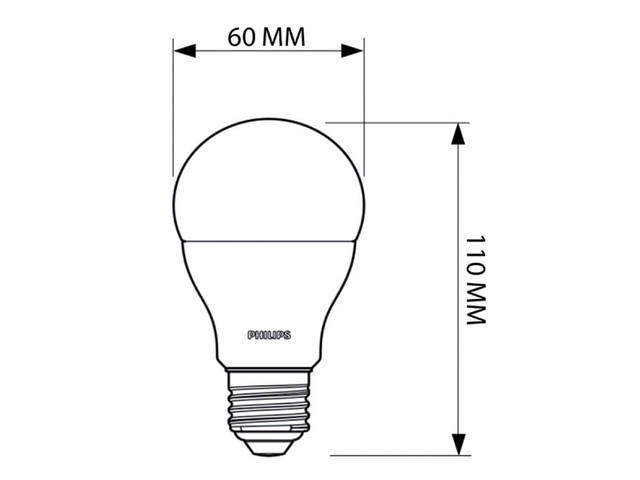 LEDLAMP PHILIPS E27 13.5-100W 827 COREPRO LEDBULB