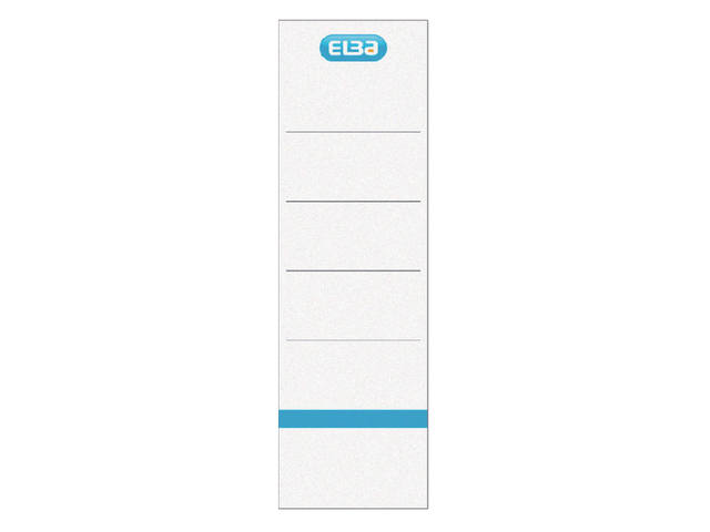 Rugetiket Elba breed 59x190mm zk wt bl 10st